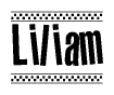 Liliam Checkered Flag Design