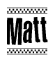 Matt Checkered Flag Design