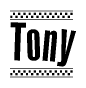 Tony Racing Checkered Flag