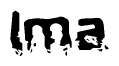 The image contains the word Ima in a stylized font with a static looking effect at the bottom of the words