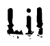 The image contains the word Lil in a stylized font with a static looking effect at the bottom of the words