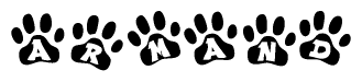 Animal Paw Prints with Armand Lettering