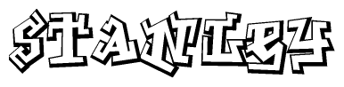 The clipart image features a stylized text in a graffiti font that reads Stanley.