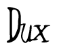 Dux Calligraphy Text 