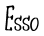 The image is a stylized text or script that reads 'Esso' in a cursive or calligraphic font.