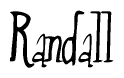 The image contains the word 'Randall' written in a cursive, stylized font.