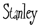 The image is a stylized text or script that reads 'Stanley' in a cursive or calligraphic font.
