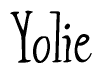 Yolie Calligraphy Text 