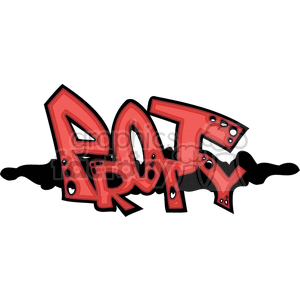 Graffiti Style 'PROTTY'