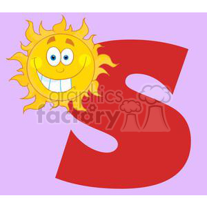 4050-Happy-Smiling-Sun-With-Letters-S