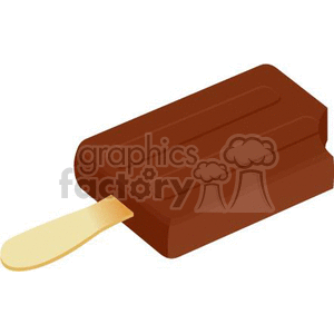 fudge bar with a bite out of it