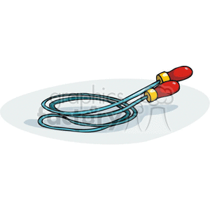 Cartoon jump rope