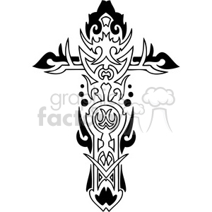 cross clip art tattoo illustrations 023