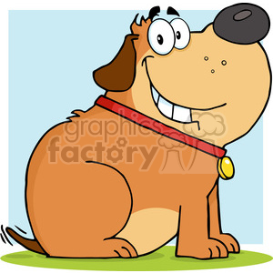 Comical Cartoon Dog - Funny Puppy Pet