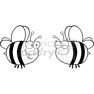 Download 6552 Royalty Free Clip Art Black And White Cute Bee Looking Female Bee Clipart Commercial Use Gif Jpg Png Eps Svg Ai Pdf Clipart 389547 Graphics Factory