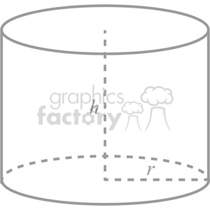 geometry cylinder math clip art graphics images