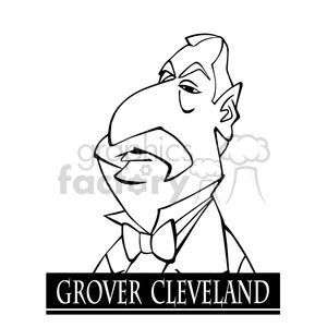 grover cleveland black white