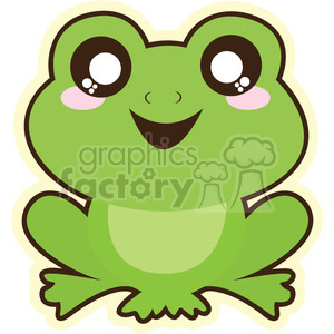   Frog cartoon character illustration 