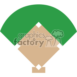 baseball field graphic svg cut file vector