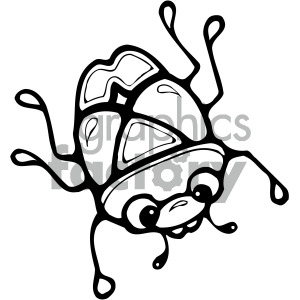 Black White Cartoon Bug Clipart Royalty Free Gif Jpg Png Eps Svg Ai Pdf Clipart 405233 Graphics Factory