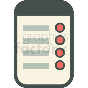 project to do list vector icon