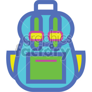 backpack vector game art icons