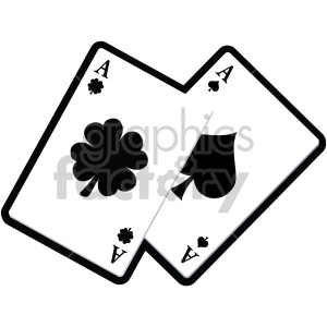 st patricks day playing cards no background