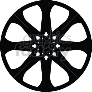 wheel rim eight star