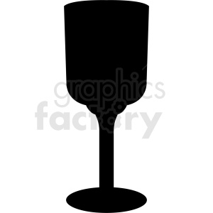 silhouette of glass cup