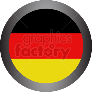 The image contains a stylized representation of the German flag in a circular format, enclosed by a grey border.