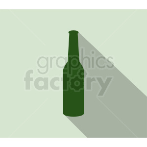 green bottle silhouette clipart on green background