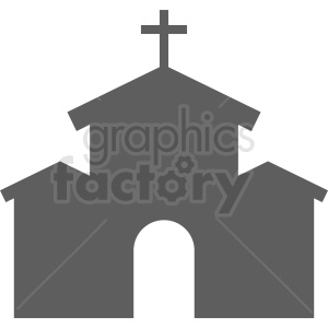 church vector clipart