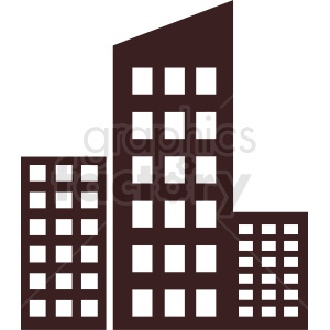 tall office building vector clipart #410766 at Graphics Factory.