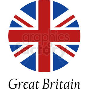 Great Britain circle icon