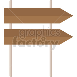 wooden sign vector icon graphic clipart 1