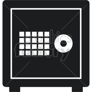 black and white safe vector icon graphic clipart 3