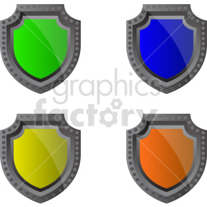   shield bundle vector graphic 