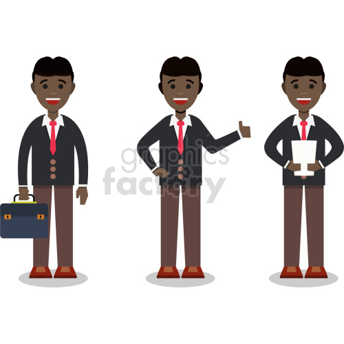 Business Professional in Various Poses