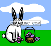 Animated Easter Eggs and Happy Easter