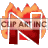 This animated gif shows the letter n, with flames behind it and the letter semi-transparent so you can see the fire through it
