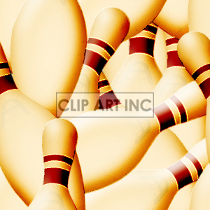 tiled bowling pins background