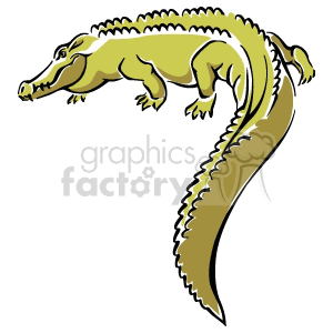 Stylized Crocodile