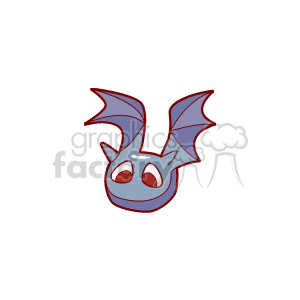 Silly Halloween cartoon bat