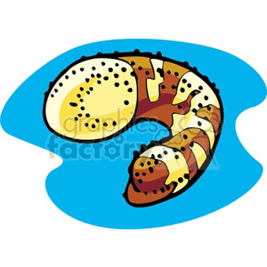 Whimsical Doughnut Snail Illustration - Fun Cartoon