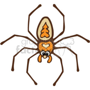 Orange spider