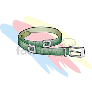 Green Belt with Pastel Background