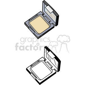 Compact Powder Case - Colored and Black & White