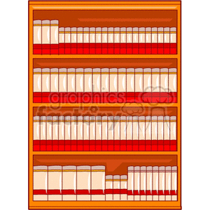 Library bookshelf