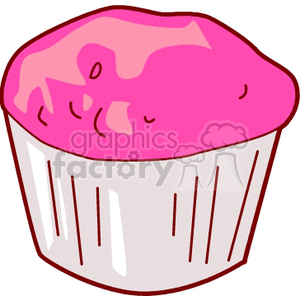 Big pink cupcake