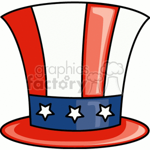 Uncle Sam Top Hat for Independence Day